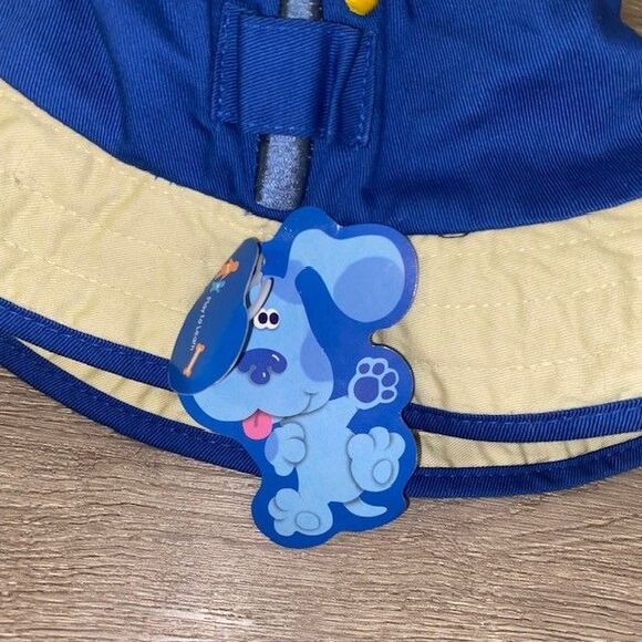 Vintage Blues Clues Handyman Bucket Hat NWT 2000 Carpenter Khaki - Picture 6 of 6